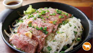 鉄板ステーキライス（120ｇ）