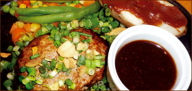 特製合挽きハンバーグ（ニンニクスタミナ）